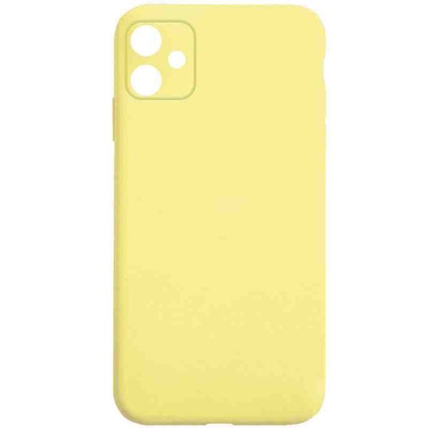 Silicone Case Square Full Camera Protective (AA) NOLOGO для Apple iPhone 11 (6.1")