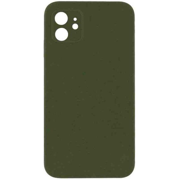 Silicone Case Square Full Camera Protective (AA) NOLOGO для Apple iPhone 11 (6.1")