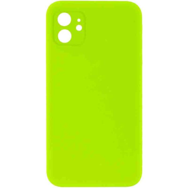 Silicone Case Square Full Camera Protective (AA) NOLOGO для Apple iPhone 11 (6.1")
