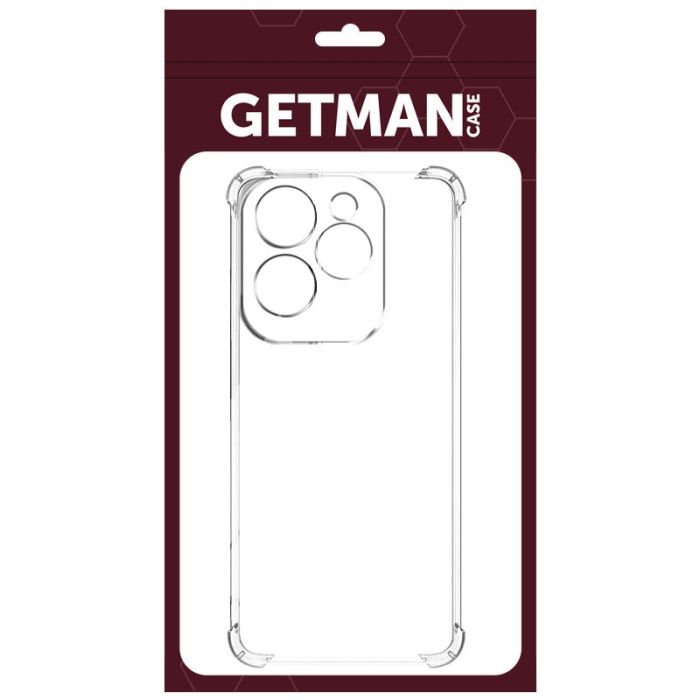TPU чохол GETMAN Ease logo посилені кути Full Camera для Infinix Hot 40