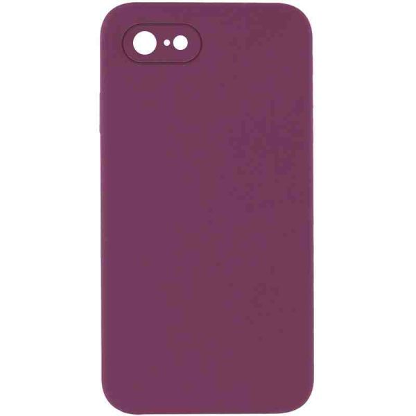 Silicone Case Square Full Camera Protective (AA) NOLOGO для Apple iPhone 7 / 8 / SE (2020) (4.7")