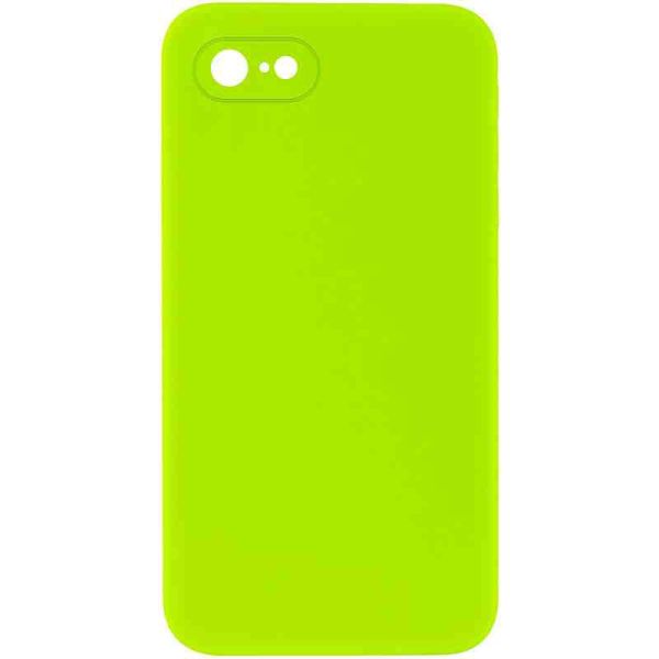 Silicone Case Square Full Camera Protective (AA) NOLOGO для Apple iPhone 7 / 8 / SE (2020) (4.7")
