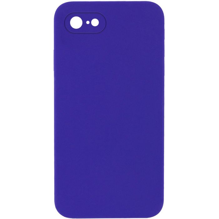 Silicone Case Square Full Camera Protective (AA) NOLOGO для Apple iPhone 7 / 8 / SE (2020) (4.7")