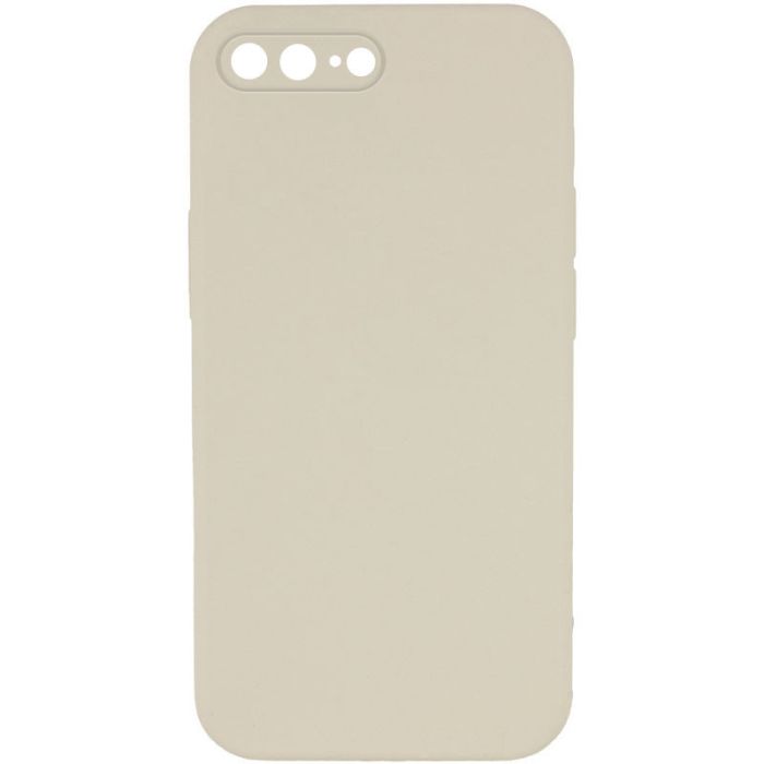 Silicone Case Square Full Camera Protective (AA) NOLOGO для Apple iPhone 7 plus / 8 plus (5.5")