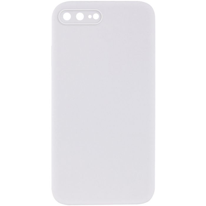 Silicone Case Square Full Camera Protective (AA) NOLOGO для Apple iPhone 7 plus / 8 plus (5.5")