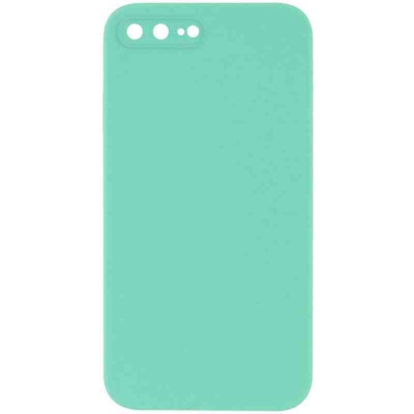 Silicone Case Square Full Camera Protective (AA) NOLOGO для Apple iPhone 7 plus / 8 plus (5.5")