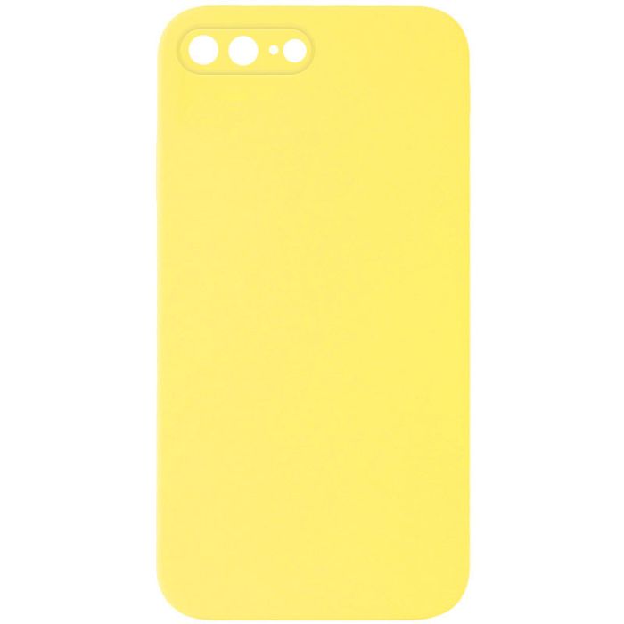 Silicone Case Square Full Camera Protective (AA) NOLOGO для Apple iPhone 7 plus / 8 plus (5.5")
