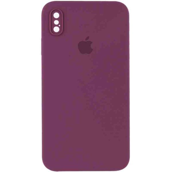 Чохол Silicone Case Square Full Camera Protective (AA) для Apple iPhone XS Max (6.5")