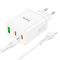 МЗП Hoco N33 Start PD35W (1USB-A/2C) + кабель Type-C to Lightning