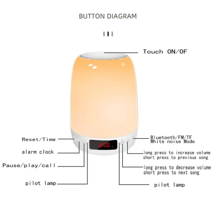 Нічник Kids Dream H03 with Bluetooth and APP 3000 mAh