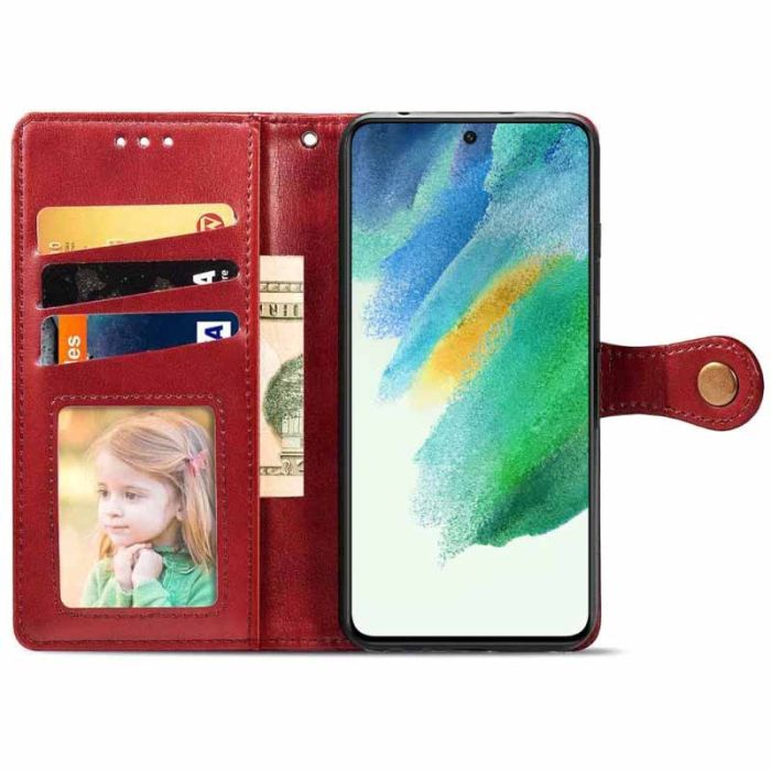 Шкіряний чохол книжка GETMAN Gallant (PU) для Samsung Galaxy S21 FE