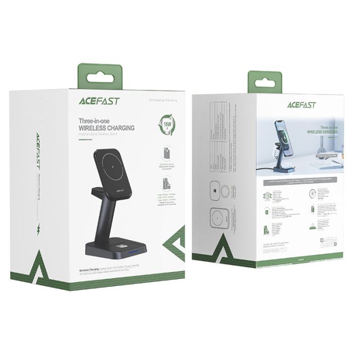БЗП Acefast E3 desktop 3-in-1 (with MagSafe)