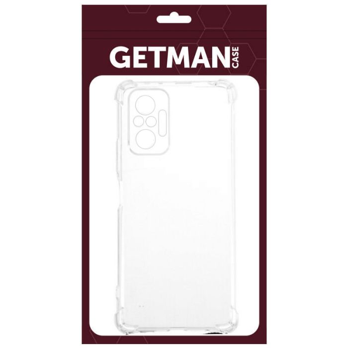 TPU чохол GETMAN Ease logo посилені кути Full Camera для Xiaomi Redmi Note 10 Pro / 10 Pro Max