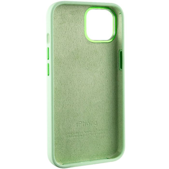 Чохол Silicone Case Metal Buttons (AA) для Apple iPhone 12 Pro Max (6.7")