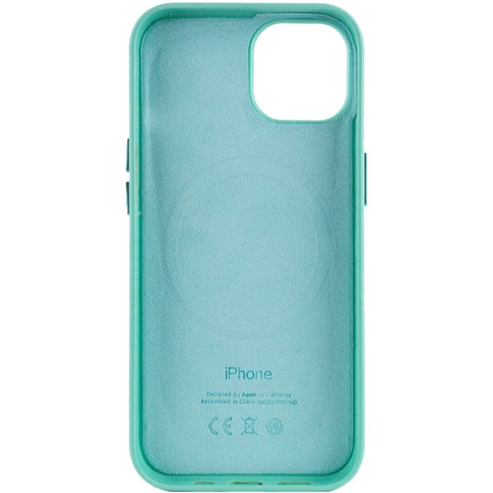 Шкіряний чохол Leather Case (AA Plus) with MagSafe для Apple iPhone 14 (6.1")