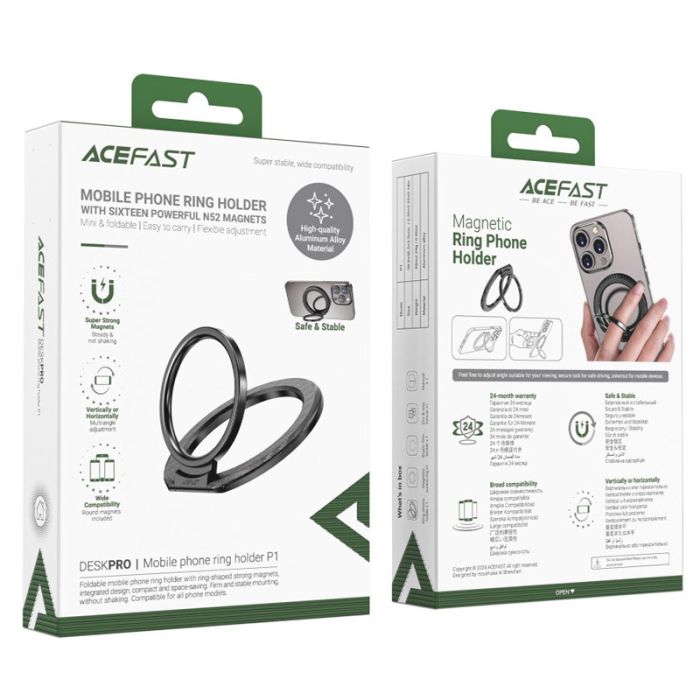 Тримач кільце Acefast P1 Magnetic Ring Phone Holder