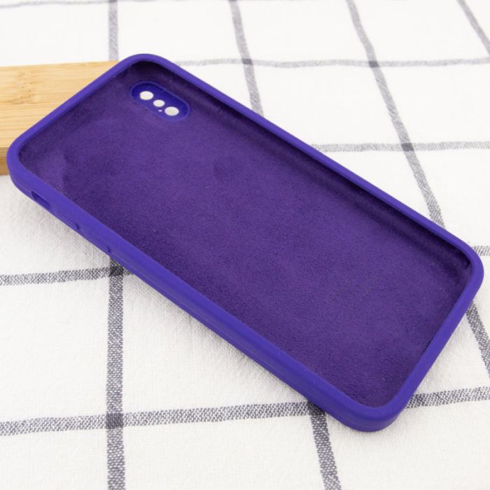 Чохол Silicone Case Square Full Camera Protective (AA) для Apple iPhone XS Max (6.5")