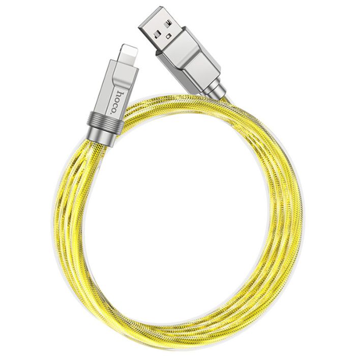 Дата кабель Hoco U113 Solid 2.4A USB to Lightning (1m)