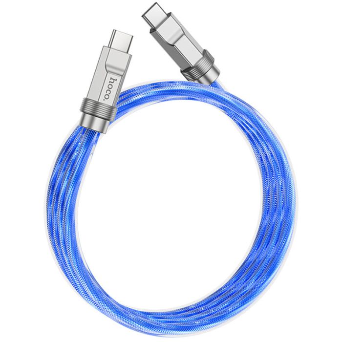 Дата кабель Hoco U113 Solid 100W Type-C to Type-C (1m)