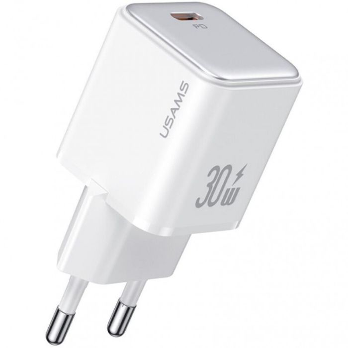 МЗП Usams US-CC186 PD30W (1USB-C) + кабель Type-C to Lightning