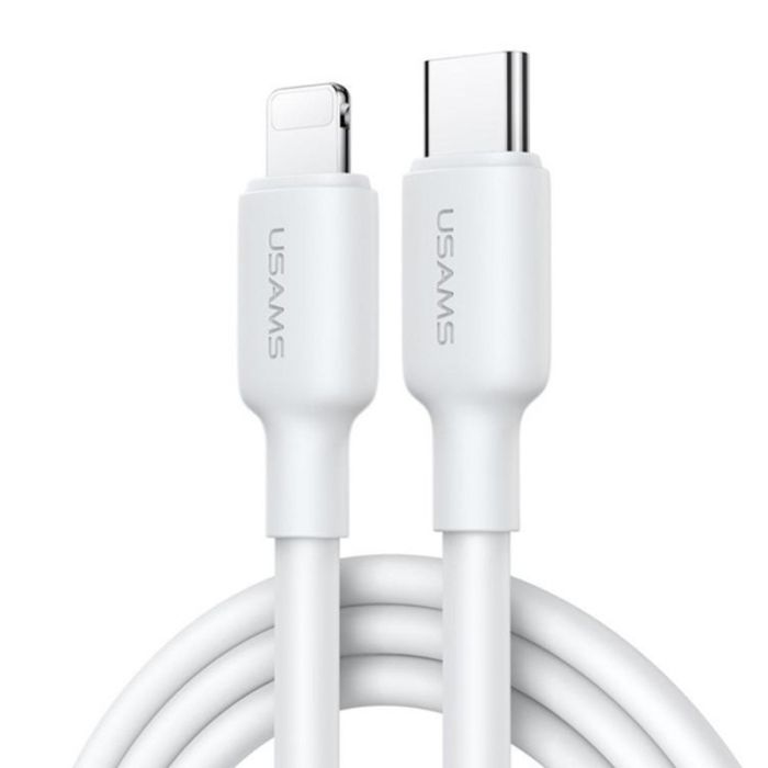 МЗП Usams US-CC186 PD30W (1USB-C) + кабель Type-C to Lightning