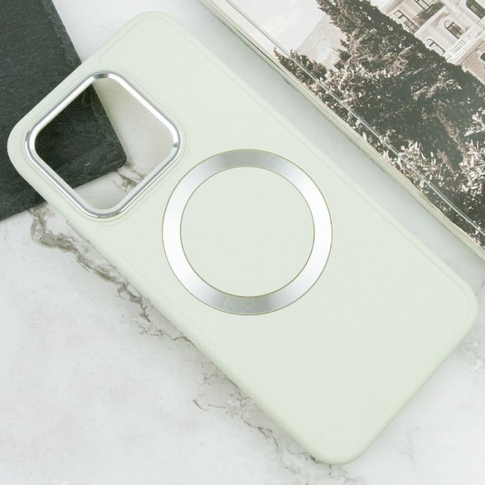 TPU чохол Bonbon Metal Style with MagSafe для Xiaomi Redmi Note 13 Pro 4G / Poco M6 Pro 4G