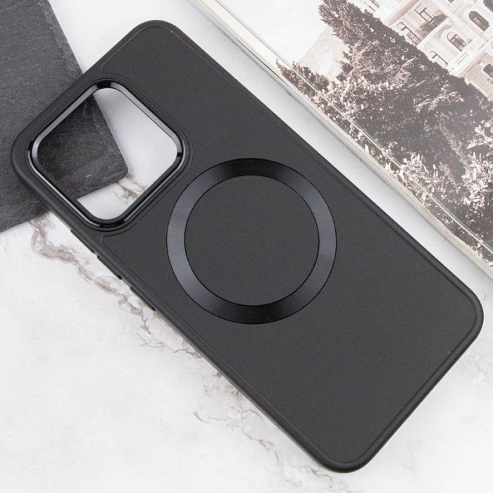TPU чохол Bonbon Metal Style with MagSafe для Xiaomi Redmi Note 13 Pro 4G / Poco M6 Pro 4G