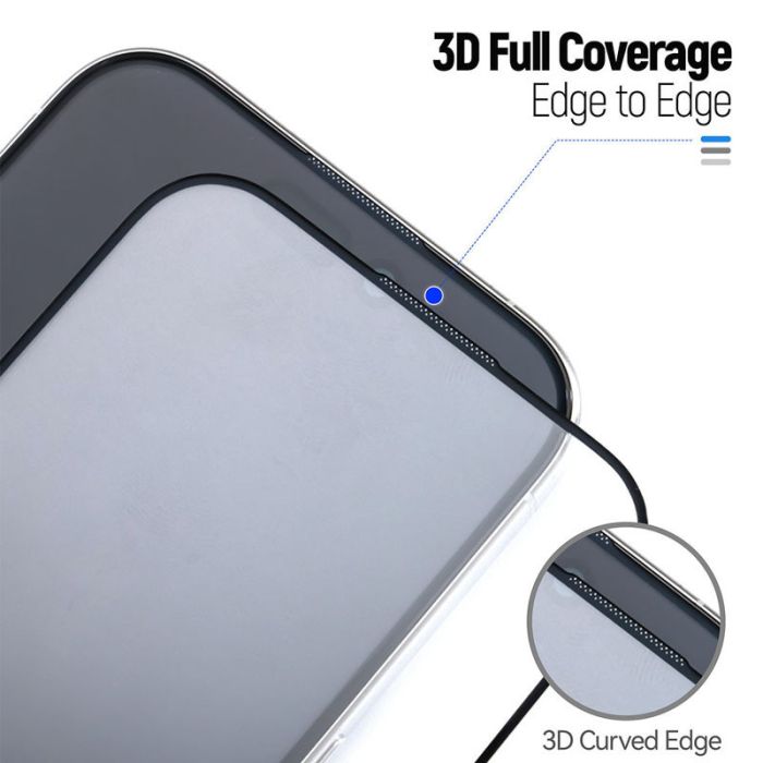 Захисне 3D скло Blueo Hot Bending для Apple iPhone 15 Pro (6.1") (+ аппликатор)