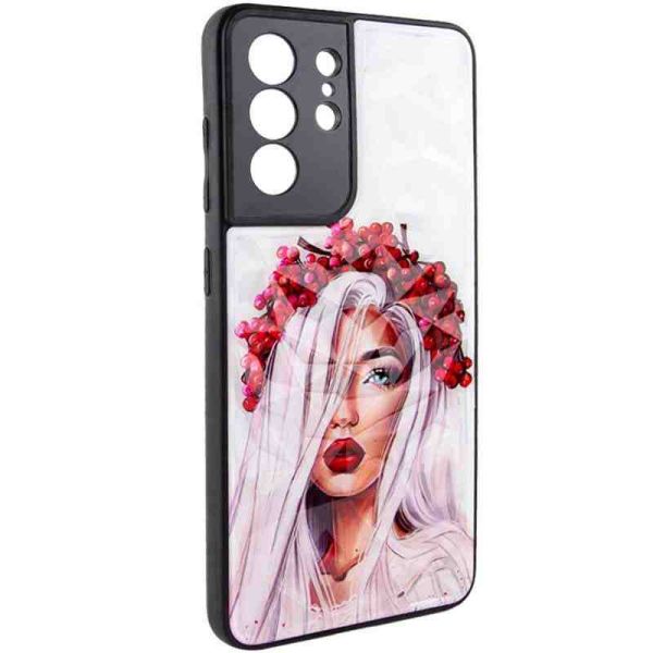 TPU+PC чохол Prisma Ladies для Samsung Galaxy S22 Ultra