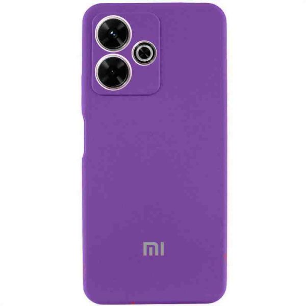 Чохол Silicone Cover Lakshmi Full Camera (AAA) with Logo для Xiaomi Redmi 13 4G / Poco M6 4G
