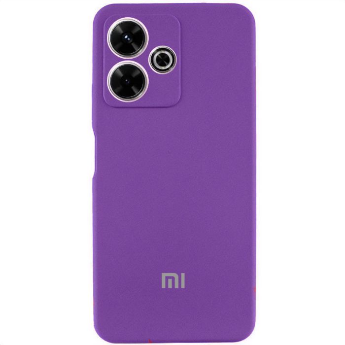 Чохол Silicone Cover Lakshmi Full Camera (AAA) with Logo для Xiaomi Redmi 13 4G / Poco M6 4G