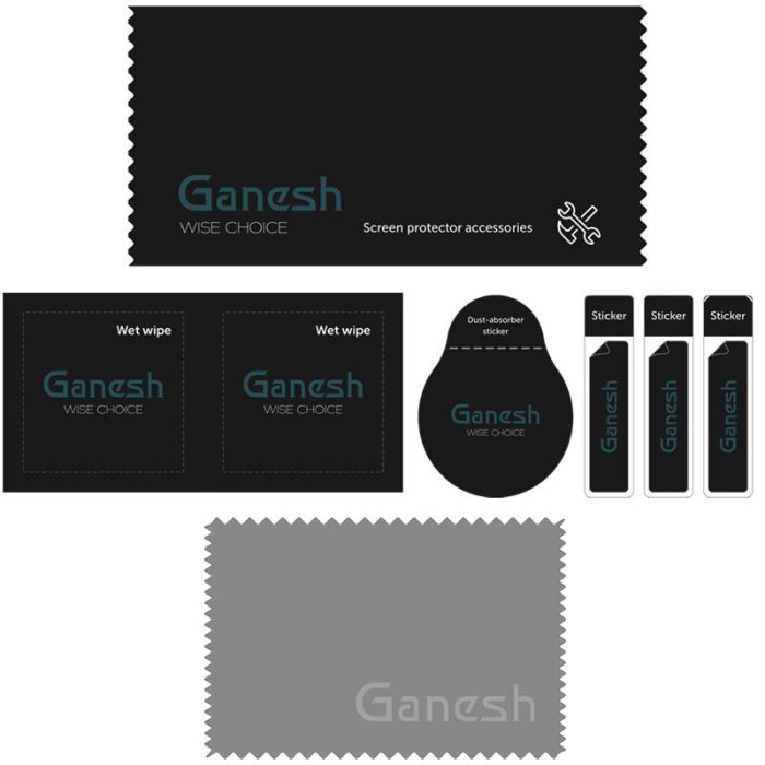 Захисне скло Ganesh (Full Cover) для Apple iPhone 13 Pro Max / 14 Plus (6.7")
