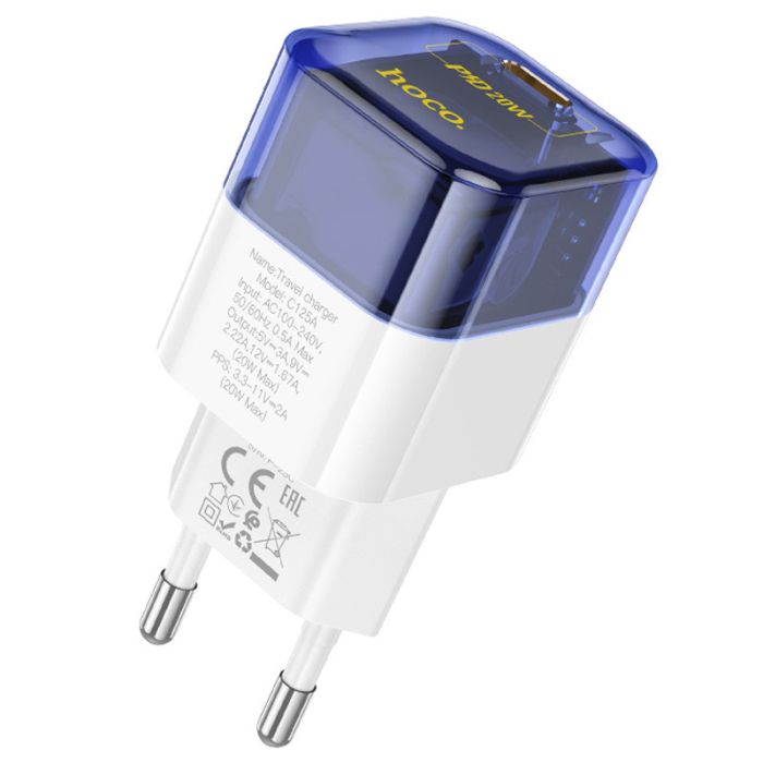 МЗП Hoco C125A Transparent PD20W (1USB-C)
