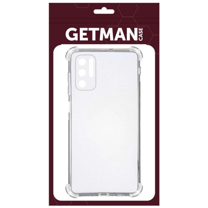 TPU чохол GETMAN Ease logo посилені кути Full Camera для Xiaomi Redmi Note 10 5G / Poco M3 Pro