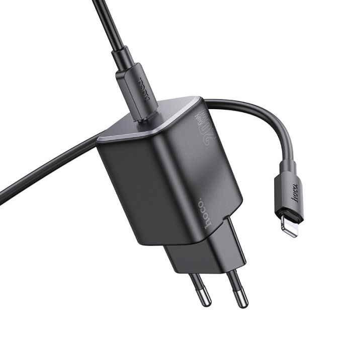 МЗП Hoco N40 Mighty PD20W (1USB-C) + кабель Type-C to Lightning
