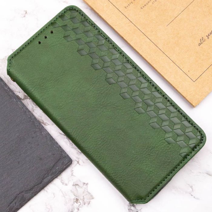 Шкіряний чохол книжка GETMAN Cubic (PU) для Samsung Galaxy A55