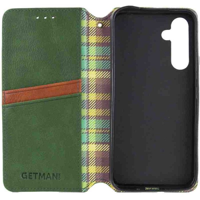 Шкіряний чохол книжка GETMAN Cubic (PU) для Samsung Galaxy A35
