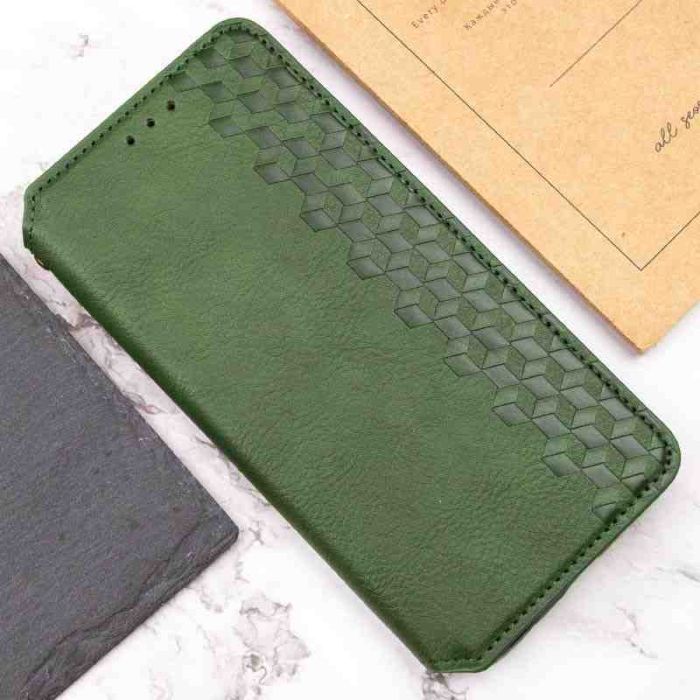 Шкіряний чохол книжка GETMAN Cubic (PU) для Samsung Galaxy A35