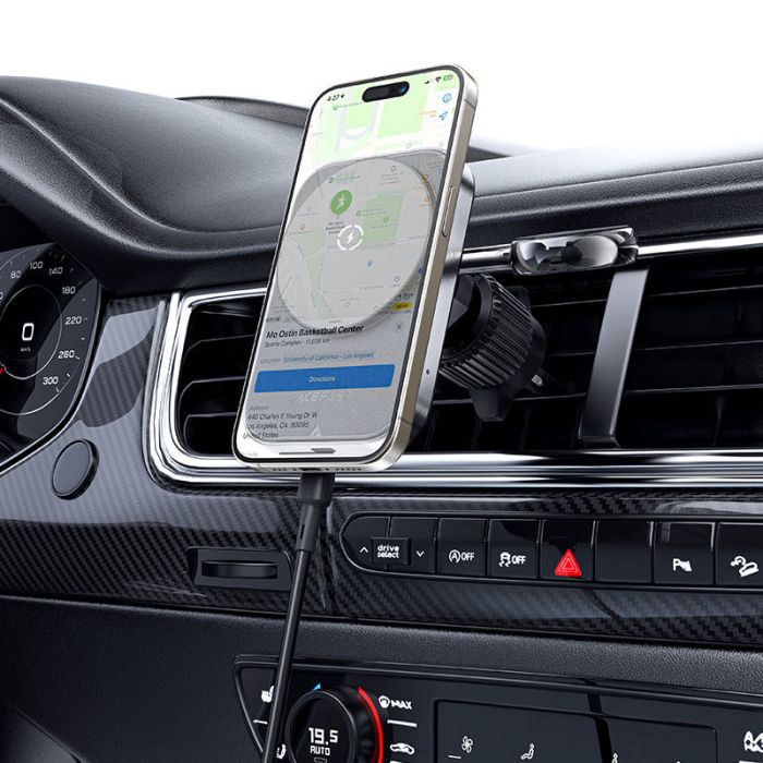 Автотримач з БЗП Acefast D18 2in1 in-car