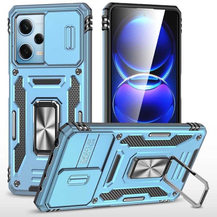 Ударостійкий чохол Camshield Army Ring для Xiaomi Redmi 12 / Poco M6 Pro 5G