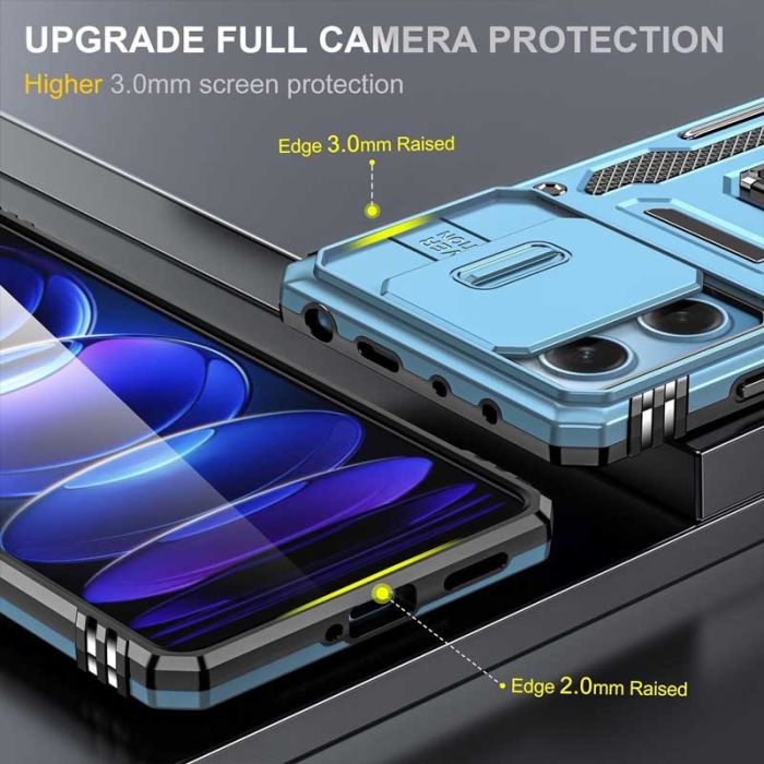 Ударостійкий чохол Camshield Army Ring для Xiaomi Redmi 12 / Poco M6 Pro 5G