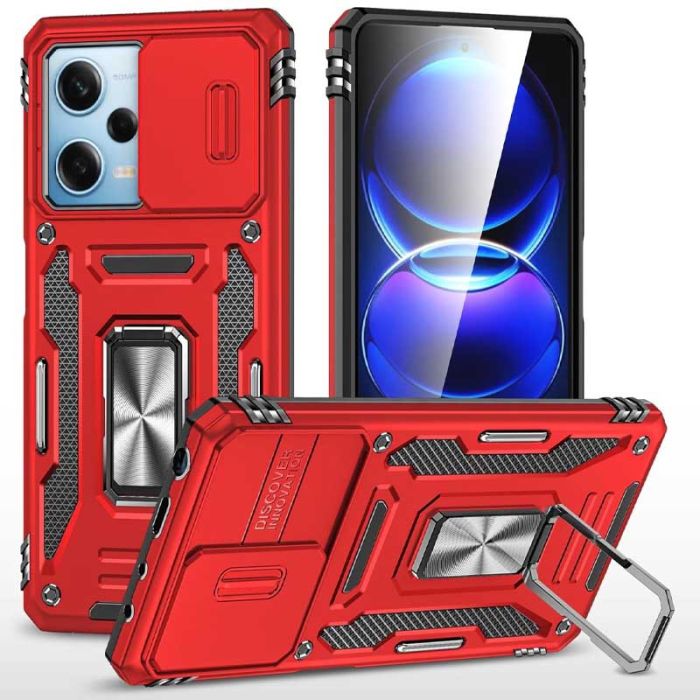 Ударостійкий чохол Camshield Army Ring для Xiaomi Redmi 12 / Poco M6 Pro 5G