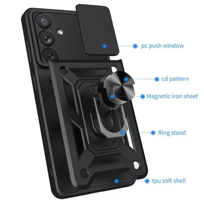 Ударостійкий чохол Camshield Serge Ring для Samsung Galaxy A55