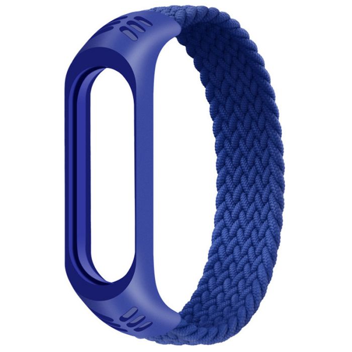 Тканинний монобраслет Braided Solo Loop для Xiaomi Mi Band 3/4/5/6 (S)