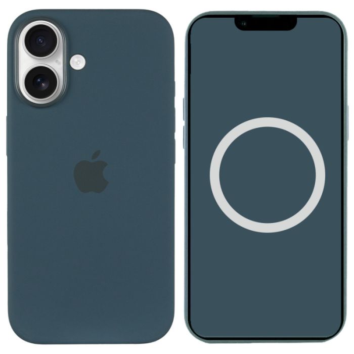 Чохол Silicone case (AAA) with Magsafe and Animation (button) для Apple iPhone 16 (6.1")