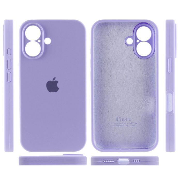 Чохол Silicone Case Full Camera Protective (AA) для Apple iPhone 16 Plus (6.7")