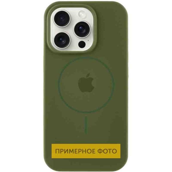 Чохол Silicone Case Full Protective (AA) with MagSafe для Apple iPhone 15 (6.1")