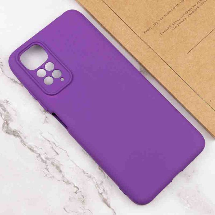 Чохол Silicone Cover Lakshmi Full Camera (AAA) для Xiaomi Redmi Note 11 (Global) / Note 11S