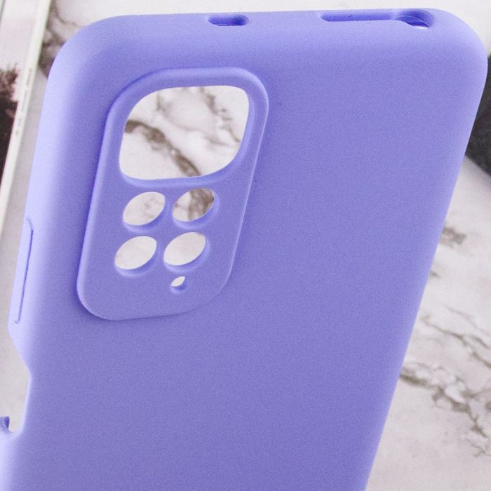 Чохол Silicone Cover Lakshmi Full Camera (AAA) для Xiaomi Redmi Note 11 (Global) / Note 11S