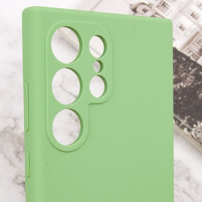 Чохол Silicone Cover Lakshmi Full Camera (AAA) with Logo для Samsung Galaxy S24 Ultra